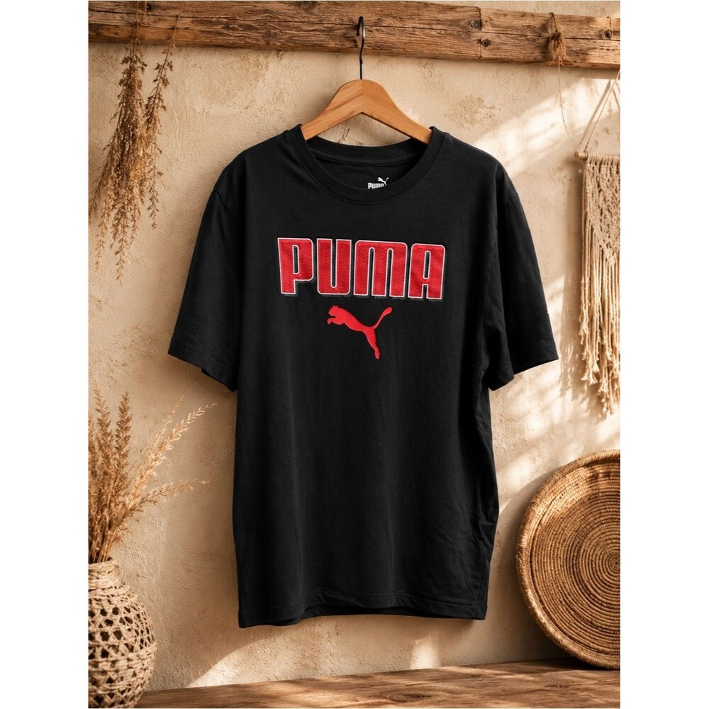 Puma Black Logo T-Shirt‎ Large